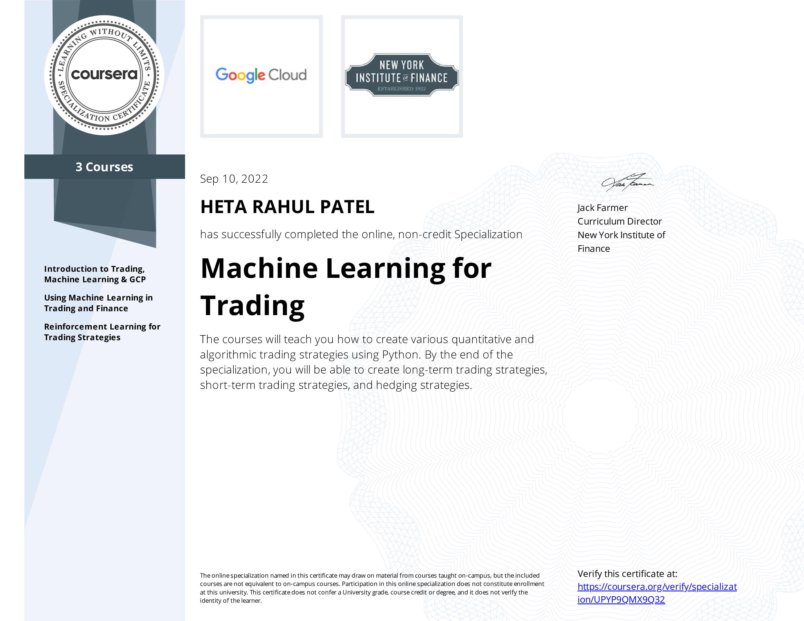 MLforTrading